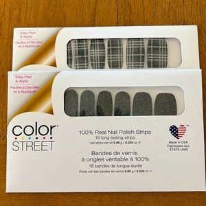 Color street nail polish strip set of two (2)